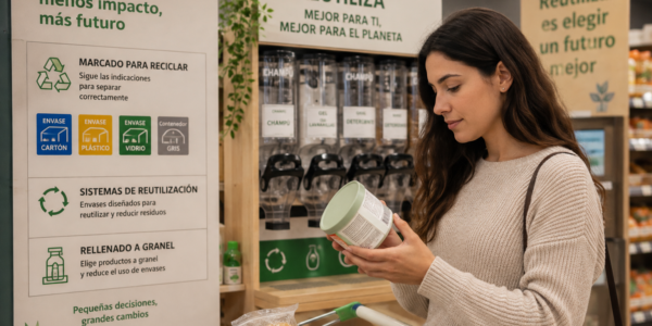 El nuevo Reglamento Europeo de Envases y Residuos de Envases refuerza la protección de las personas consumidoras y avanza hacia envases más sostenibles y circulares